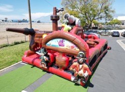 Pirate Ship Obstacle Course